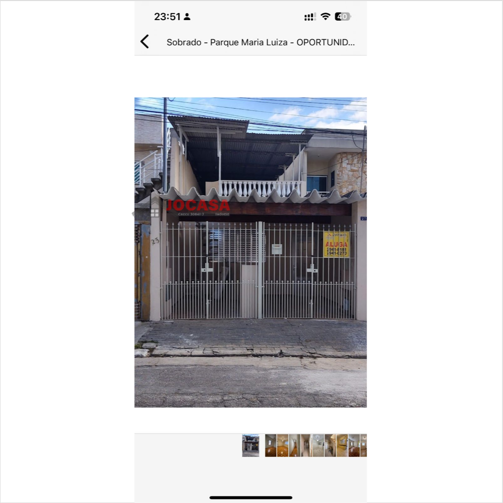 Sobrado Vila Carrão